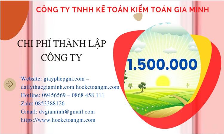Bảng giá thành lập công ty sản xuất cà phê tại Bắc Kạn