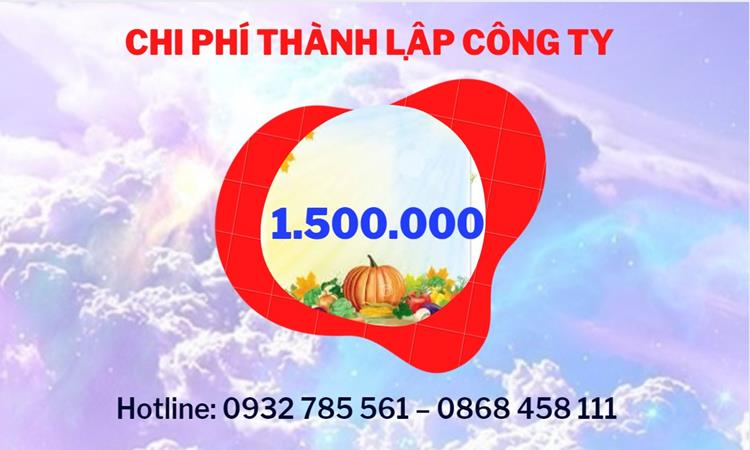 Bảng giá thành lập công ty sản xuất cà phê tại Bình Định