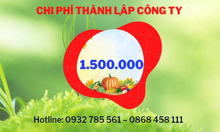 Bảng giá thành lập công ty sản xuất cà phê tại Bình Thuận