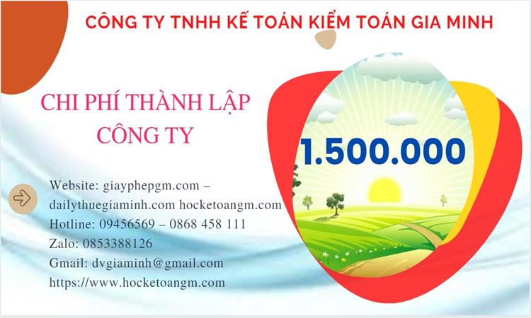 Bảng giá thành lập công ty sản xuất cà phê tại Gia Lai