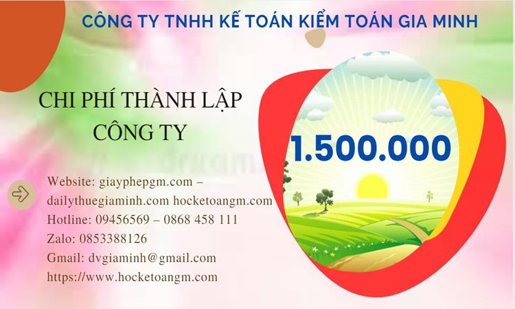 Bảng giá thành lập công ty sản xuất cà phê tại Huyện Chương Mỹ