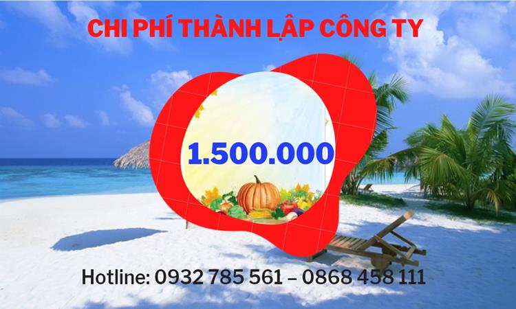 Bảng giá thành lập công ty sản xuất cà phê tại Long An