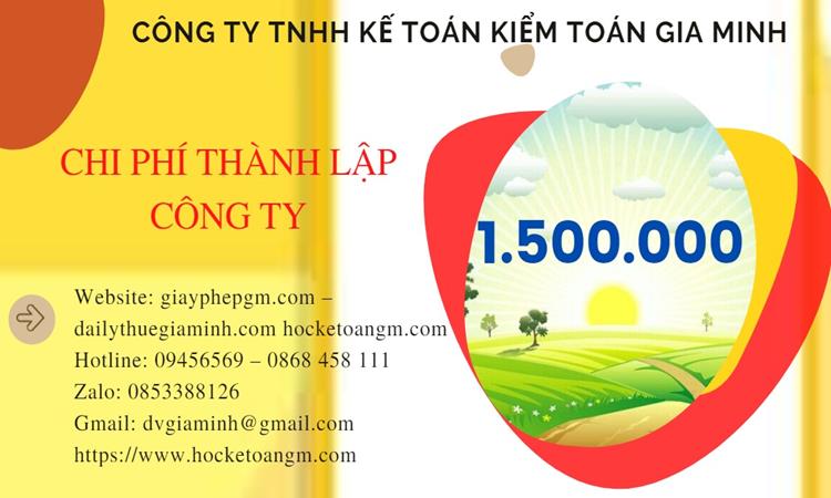 Bảng giá thành lập công ty sản xuất cà phê tại Quận Cái Răng