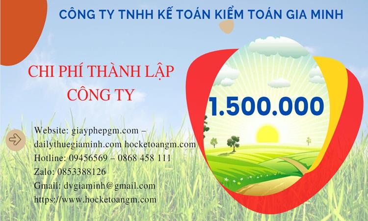 Bảng giá thành lập công ty sản xuất cà phê tại Quận Cầu Giấy