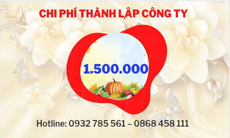 Bảng giá thành lập công ty sản xuất cà phê tại Yên Bái