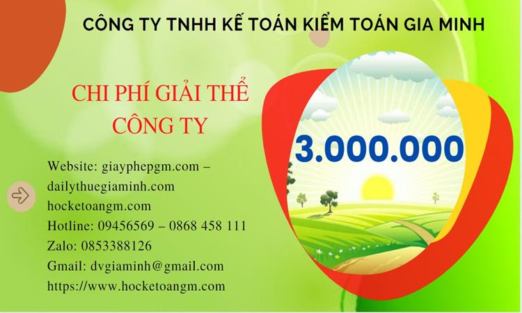 Thủ tục giải thể công ty tại Bình Phước – Hồ sơ, quy trình, chi phí chi tiết 7 Chi phí giải thể công ty tại Bình Phước trọn gói