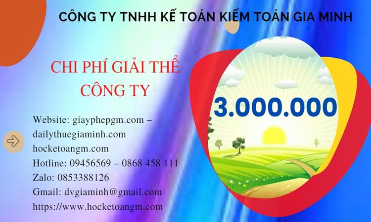 Chi phí giải thể công ty tại Hưng Yên trọn gói