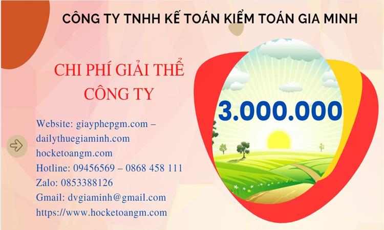 Thủ tục giải thể công ty tại Huyện Kim Bảng trọn gói – Quy trình, chi phí & hồ sơ mới nhất 5 Chi phí giải thể công ty tại Huyện Kim Bảng trọn gói