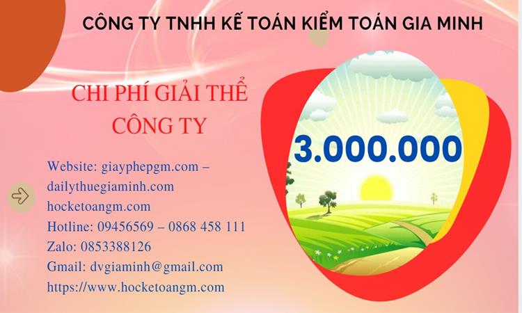 Chi phí giải thể công ty tại Huyện Văn Lâm trọn gói