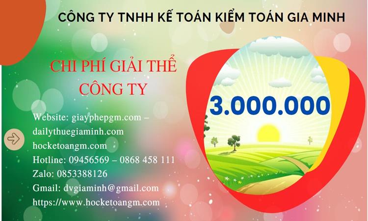 Chi phí giải thể công ty tại Quận 2 trọn gói