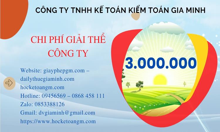 Chi phí giải thể công ty tại Quận Bình Thủy trọn gói