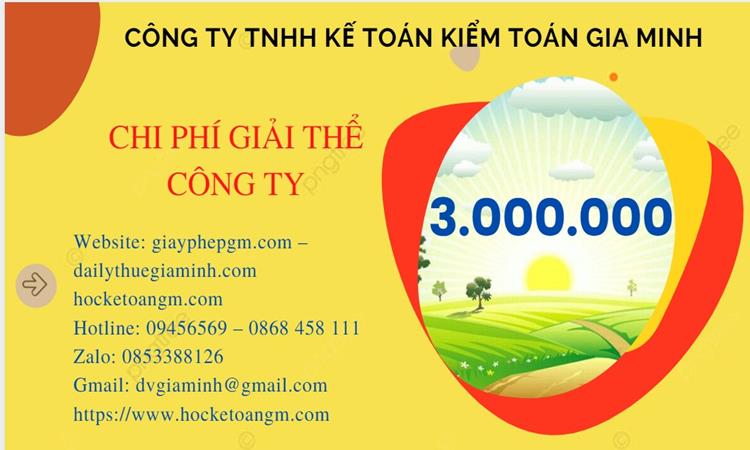 THỦ TỤC GIẢI THỂ CÔNG TY TẠI THÀNH PHỐ ĐÀ NẴNG TRỌN GÓI LUẬT MỚI NHẤT 5 Chi phí giải thể công ty tại Thành Phố Đà Nẵng trọn gói
