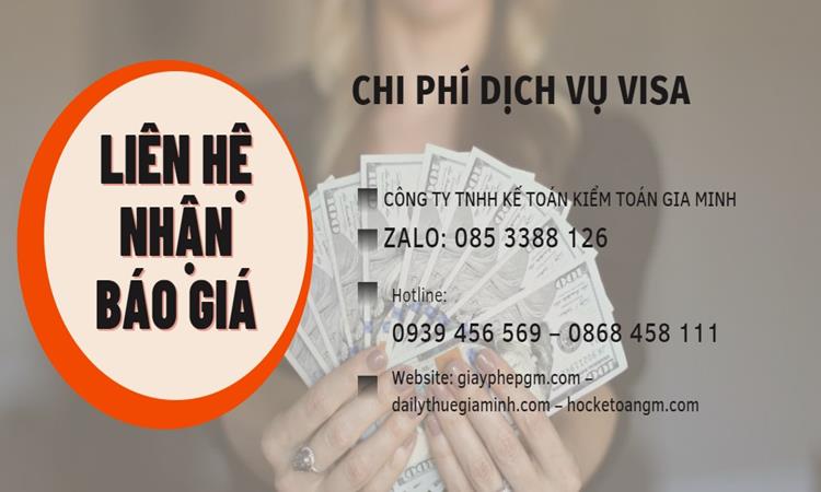 Dịch vụ làm visa uy tín chất lượng tại TPHCM 5 Chi phí dịch vụ làm visa uy tín chất lượng tại TPHCM