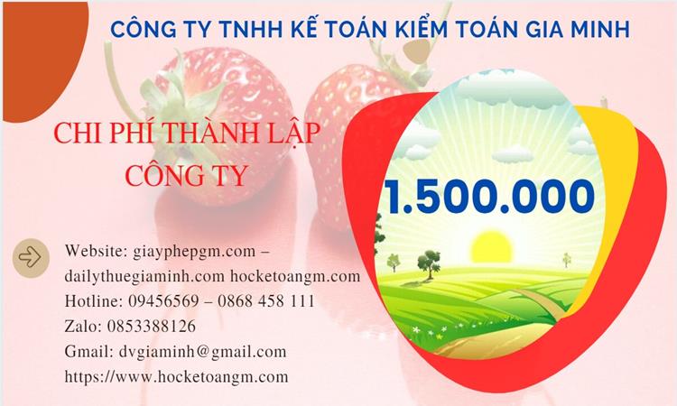 Chi phí mở công ty mua bán ô tô - xe máy tại Hà Nội