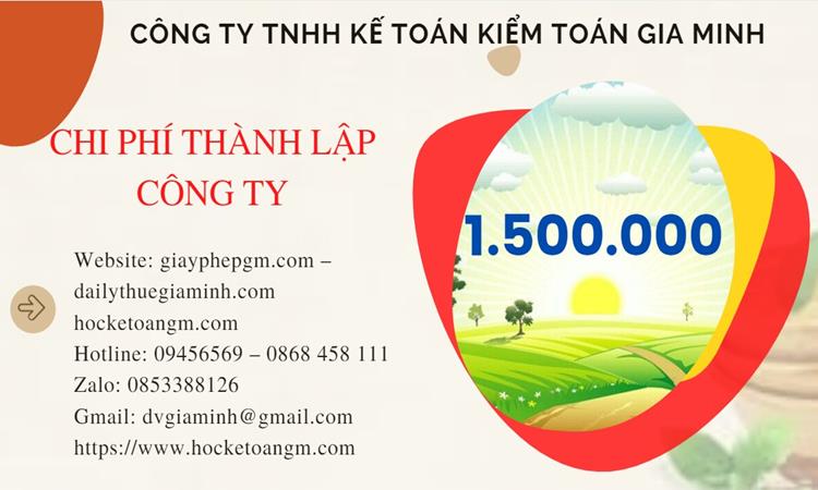 Chi phí mở công ty mua bán ô tô - xe máy tại Huyện Hóc Môn