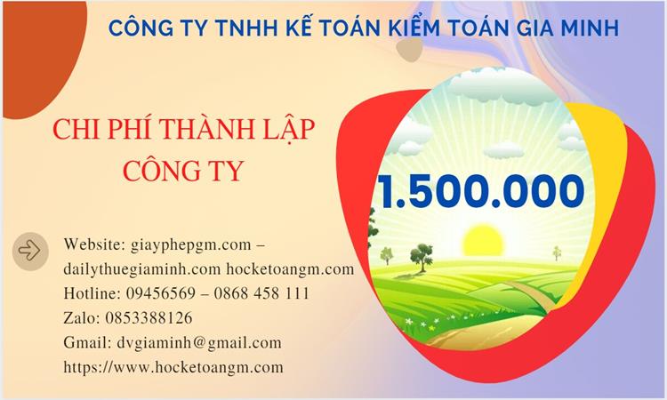Chi phí mở công ty mua bán ô tô - xe máy tại Huyện Thạch Thất