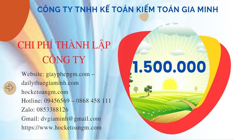 Chi phí mở công ty mua bán ô tô - xe máy tại Lâm Đồng