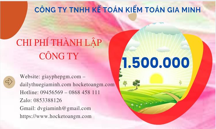 Chi phí mở công ty mua bán ô tô - xe máy tại Quận Hà Đông