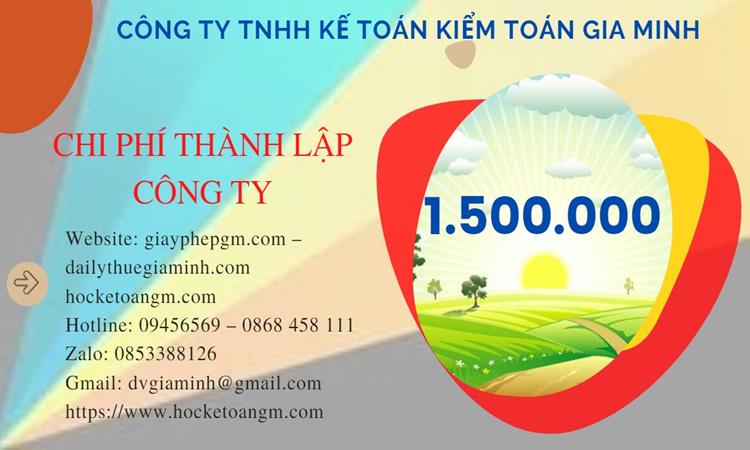 Chi phí mở công ty mua bán ô tô - xe máy tại Quảng Bình