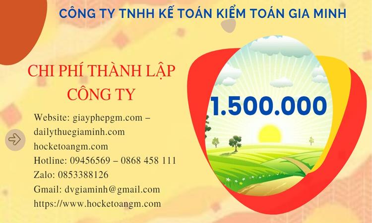 Chi phí mở công ty mua bán ô tô - xe máy tại Quảng Trị