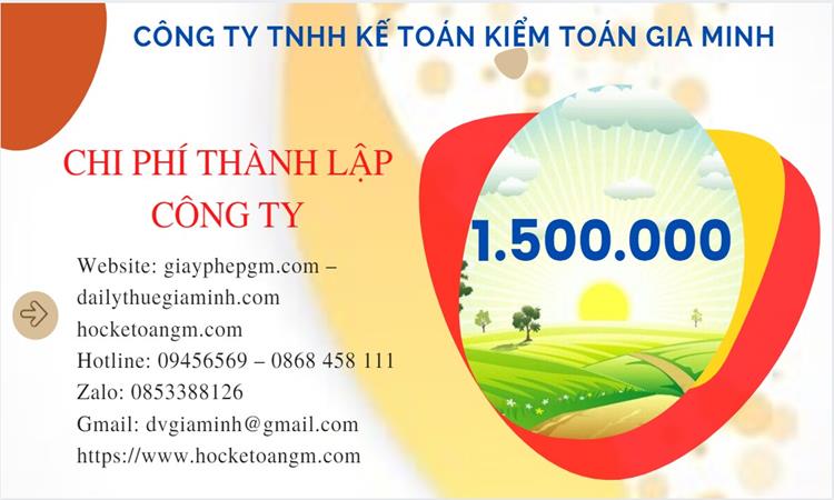 Chi phí mở công ty mua bán ô tô - xe máy tại Thái Nguyên