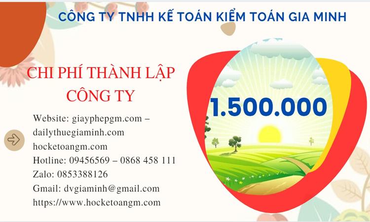 Chi phí mở công ty mua bán ô tô - xe máy tại Thành Phố Cần Thơ