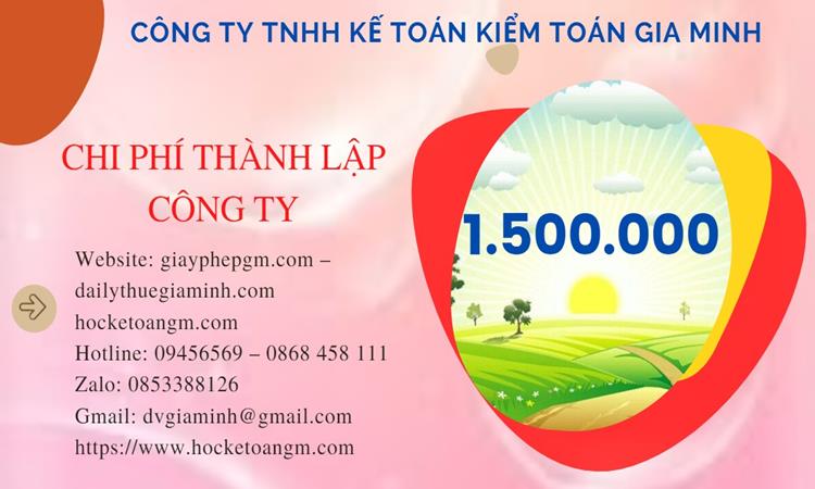 Chi phí mở công ty mua bán ô tô - xe máy tại TP Hải Phòng