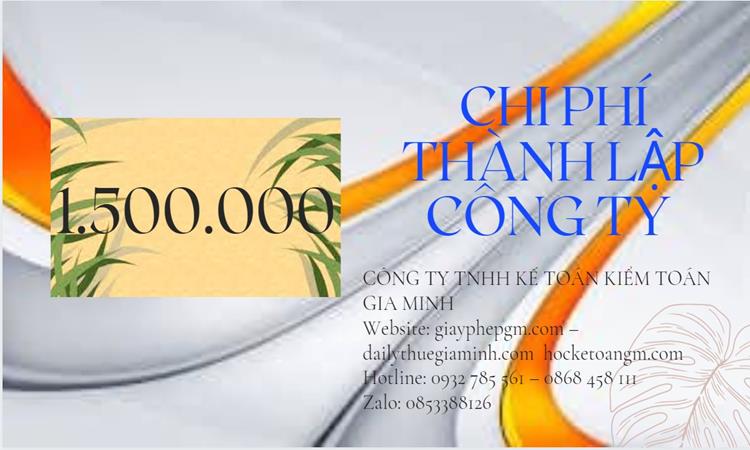 Chi phí thành lập công ty đào tạo nghề tại Huyện Phong Điền