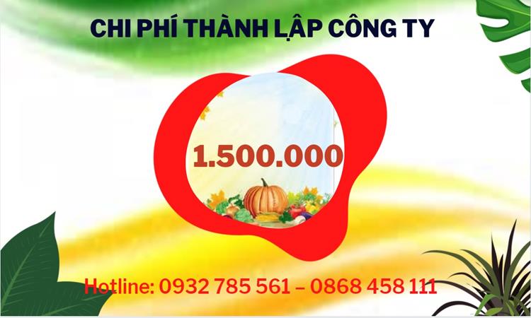 Chi phí thành lập công ty đào tạo nghề tại Long An