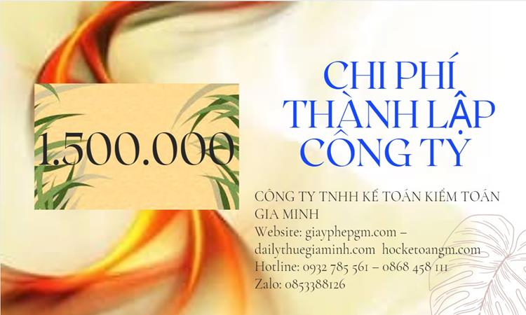 Chi phí thành lập công ty đào tạo nghề tại Thành Phố Hải Phòng