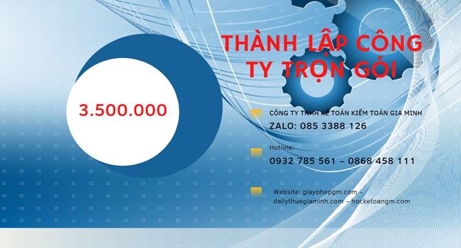 Chi phí thành lập công ty kinh doanh nhà hàng Bình Định 