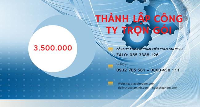 Chi phí thành lập công ty kinh doanh nhà hàng Bình Dương