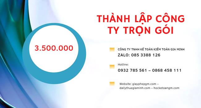 Chi phí thành lập công ty kinh doanh nhà hàng Hậu Giang