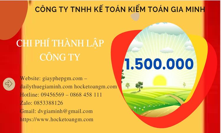 Chi phí thành lập công ty kinh doanh phế liệu tại Huyện Ba Vì