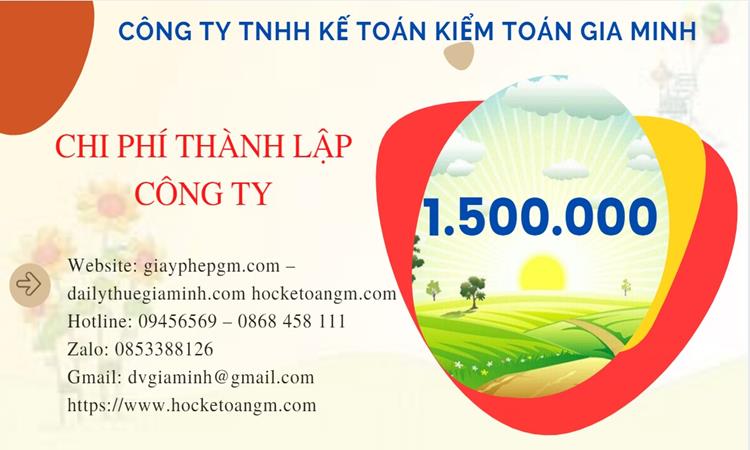 Chi phí thành lập công ty kinh doanh phế liệu tại Quận Cái Răng