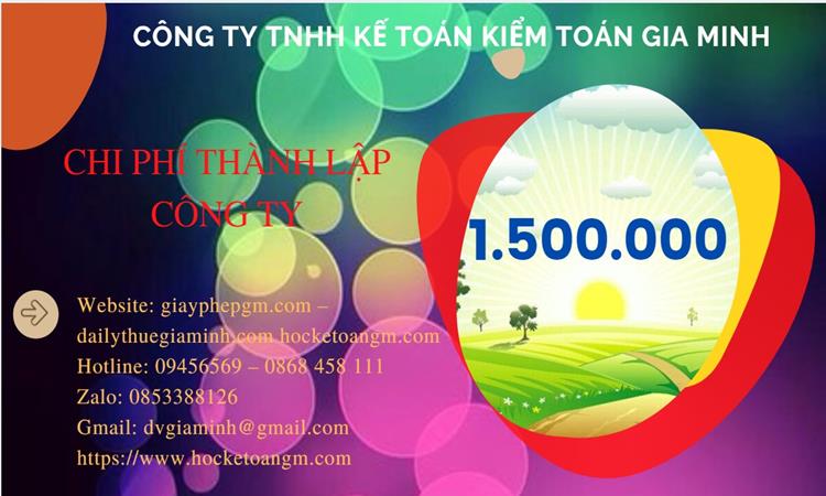 Chi phí thành lập công ty mỹ phẩm tại Huyện Thạch Thất