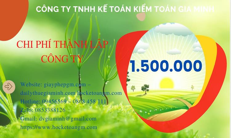 Chi phí thành lập công ty mỹ phẩm tại Huyện Ứng Hòa