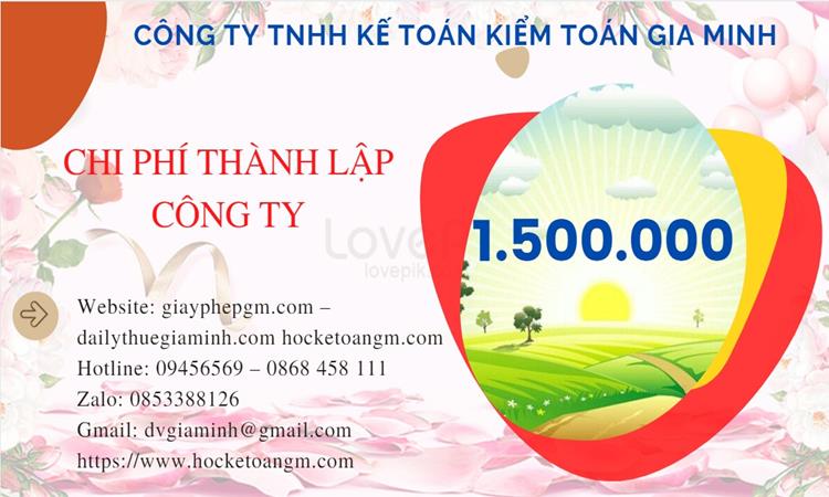 Chi phí thành lập công ty mỹ phẩm tại Quận Cái Răng