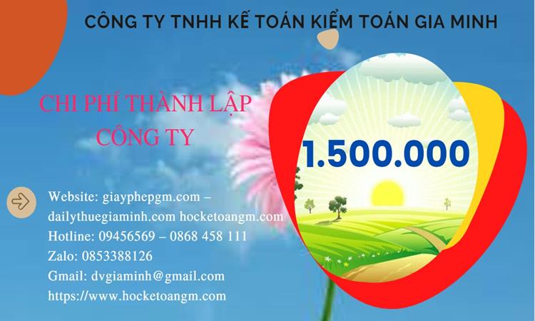 Chi phí thành lập công ty mỹ phẩm tại Quận Gò Vấp