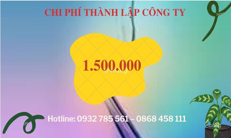Chi phí thành lập công ty mỹ phẩm tại Quận Tân Bình