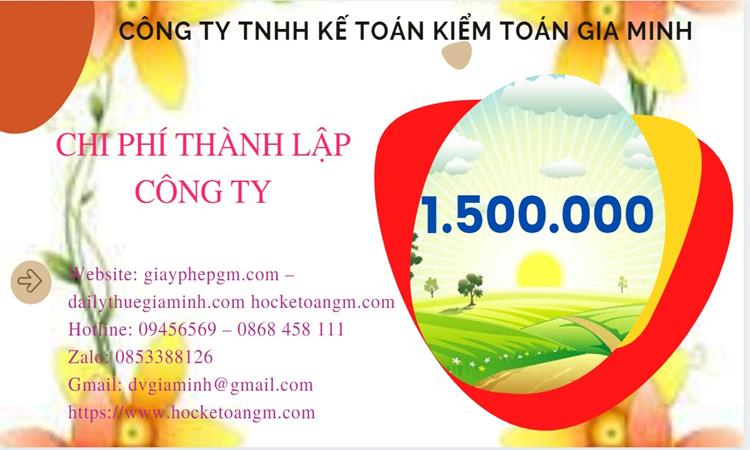 Chi phí thành lập công ty mỹ phẩm tại Thành Phố Hồ Chí Minh