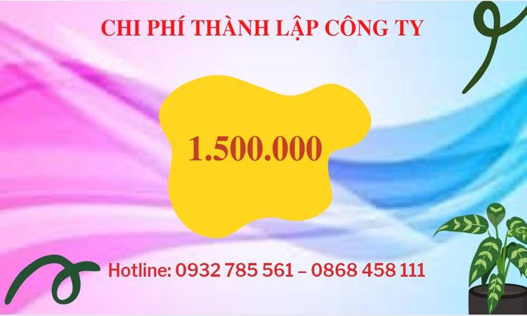 Chi phí thành lập công ty nông lâm thủy hải sản tại Bắc Giang