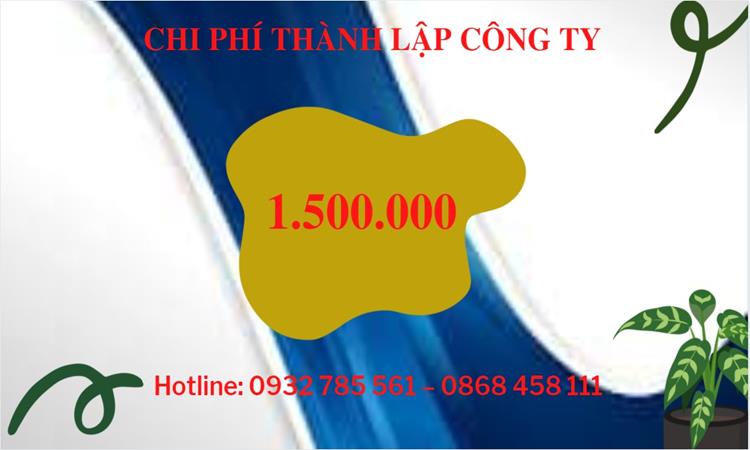 Chi phí thành lập công ty nông lâm thủy hải sản tại Cà Mau