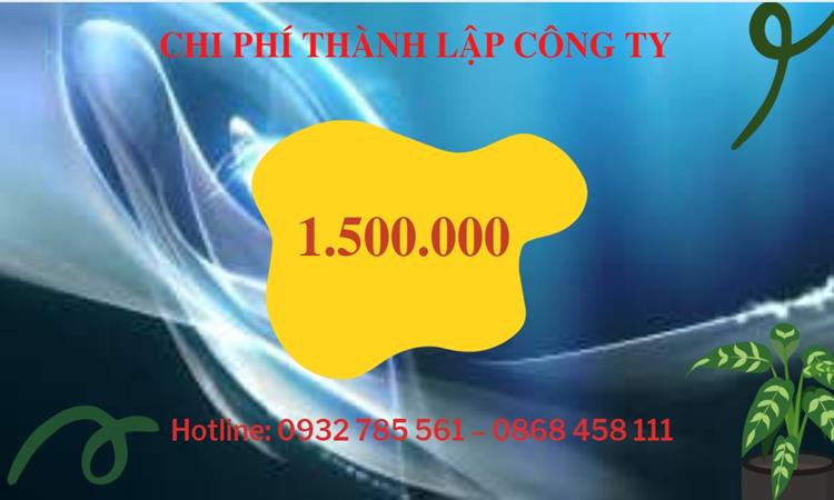 Chi phí thành lập công ty nông lâm thủy hải sản tại Hà Tĩnh