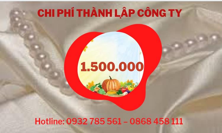 Chi phí thành lập công ty nông lâm thủy hải sản tại Hòa Bình