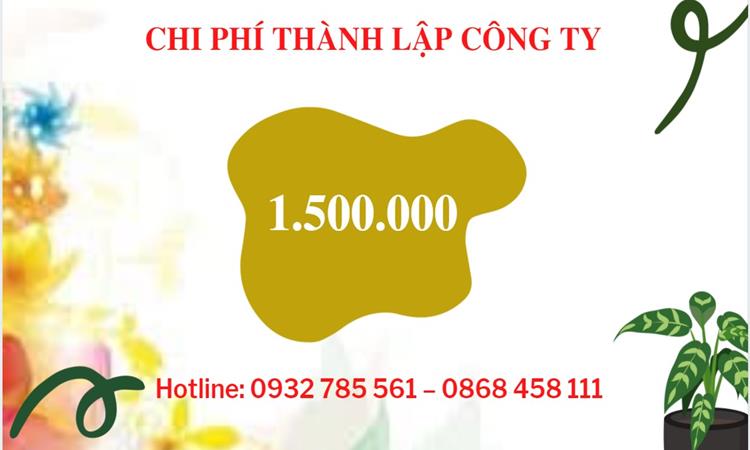 Chi phí thành lập công ty nông lâm thủy hải sản tại Huế