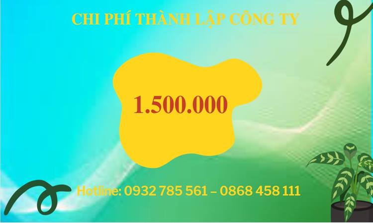 Chi phí thành lập công ty nông lâm thủy hải sản tại Huyện Khoái Châu