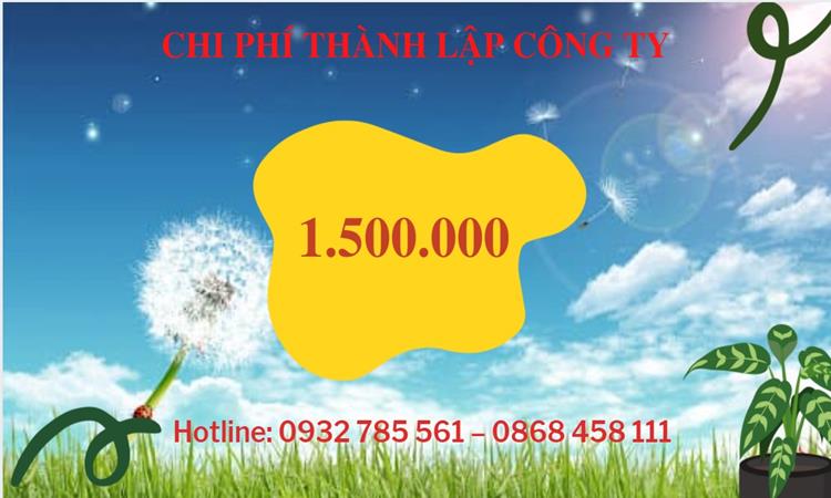 Chi phí thành lập công ty nông lâm thủy hải sản tại Huyện Kim Bảng