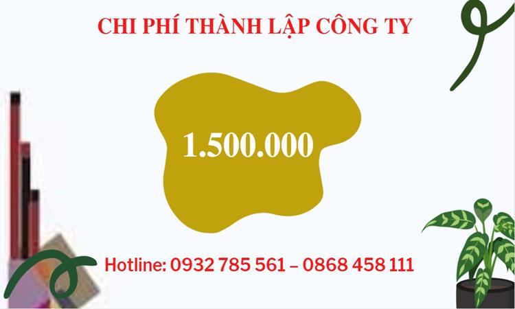 Chi phí thành lập công ty nông lâm thủy hải sản tại Huyện Thới Lai