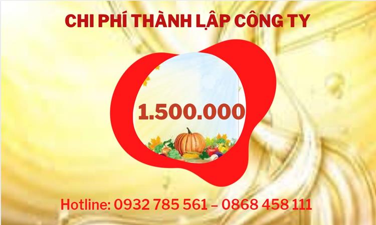 Chi phí thành lập công ty nông lâm thủy hải sản tại Huyện Tiên Lữ